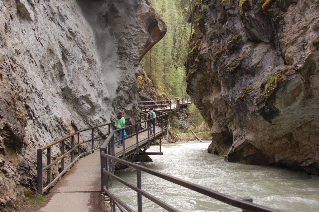 johnston canyon, alberta