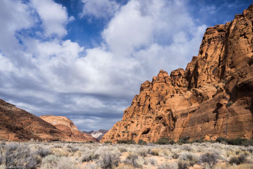 snow canyon state park, UT view from entrance