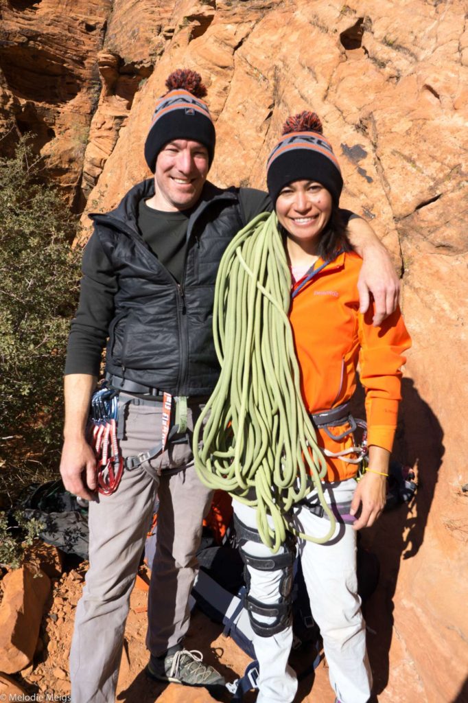 snow canyon state park, UT rock climbing