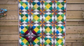 Vintage-Inspired, Paper-Pieced Baby Quilt